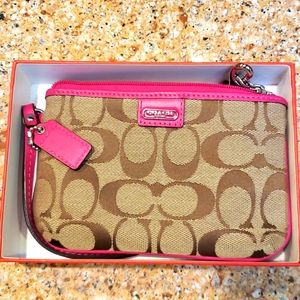 Coach authentic Wristlet